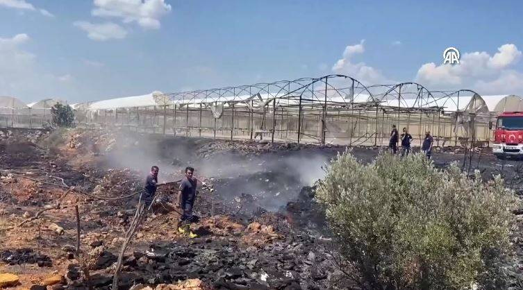 Otluk alanda başladı orman ve seralara sıçradı - Resim: 23